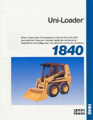 Skid Steer Loaders Case 1840
