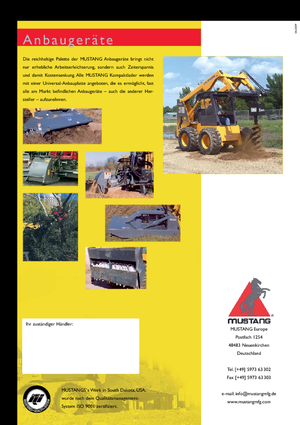 Skid Steer Loaders Mustang 2076
