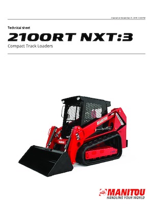 Skid Steer Loaders Manitou 2100RT NXT:3