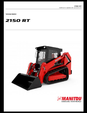 Kızak Dümen Yükleyiciler Manitou 2150RT