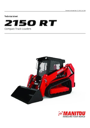 Kızak Dümen Yükleyiciler Manitou 2150RT