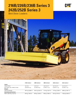 Skid Steer Loaders Caterpillar 216B Serie 3