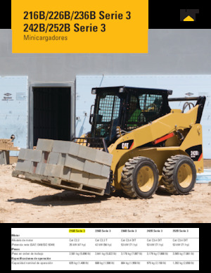 Skid Steer Loaders Caterpillar 242B Series 3