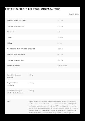 Skid Steer Loaders Caterpillar 232D3