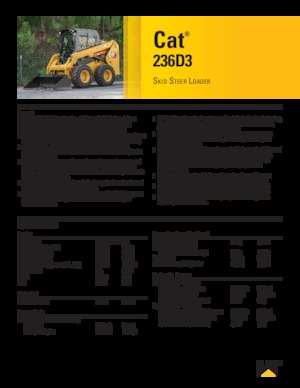 Skid Steer Loaders Caterpillar 236D Series 3