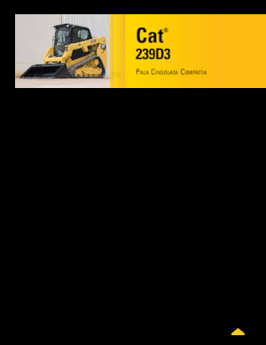 Skid Steer Loaders Caterpillar 239D Serie 3 Deltalader