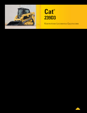 Skid Steer Loaders Caterpillar 239D Serie 3 Deltalader