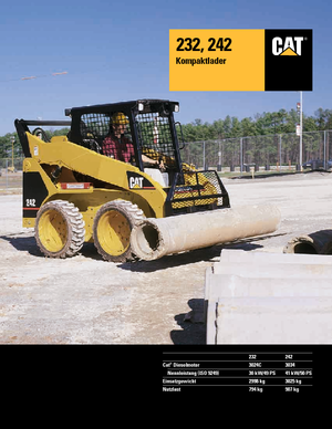 Skid Steer Loaders Caterpillar 242