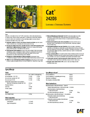 Skid Steer Loaders Caterpillar 242D Series 3