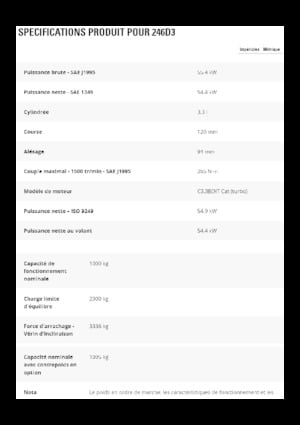 Kızak Dümen Yükleyiciler Caterpillar 246D3