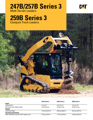 Skid Steer Loaders Caterpillar 257B