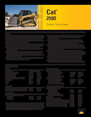 Skid Steer Loaders Caterpillar 259D