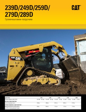 Kızak Dümen Yükleyiciler Caterpillar 279D