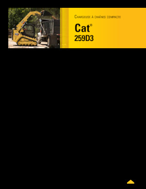 Skid Steer Loaders Caterpillar 259D Serie 3 Deltalader