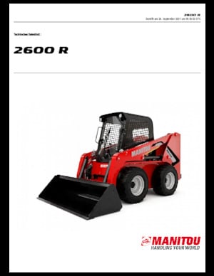 Skid Steer Loaders Manitou 2600R