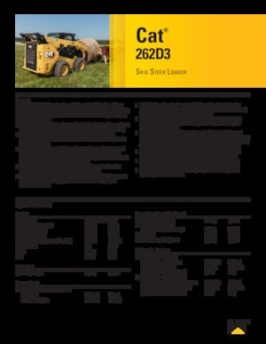 Skid Steer Loaders Caterpillar 262D Series 3