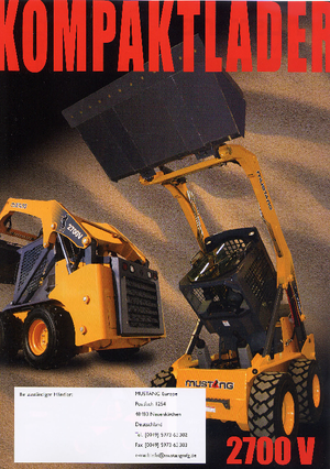 Skid Steer Loaders Mustang 2700V