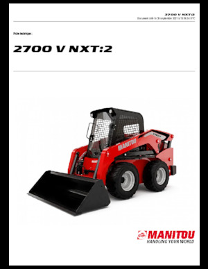 Skid Steer Loaders Manitou 2700V NXT:2