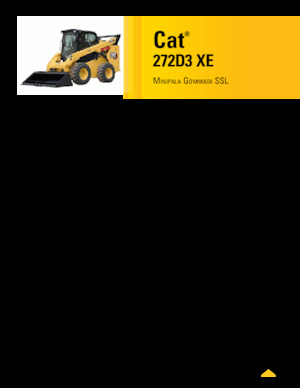 Skid Steer Loaders Caterpillar 272D XE Serie 3