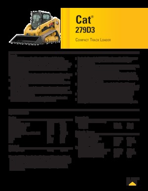 Skid Steer Loaders Caterpillar 279D Serie 3 Deltalader