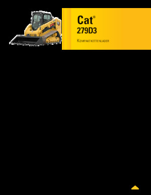 Skid Steer Loaders Caterpillar 279D Serie 3 Deltalader