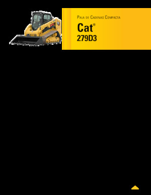 Skid Steer Loaders Caterpillar 279D Serie 3 Deltalader