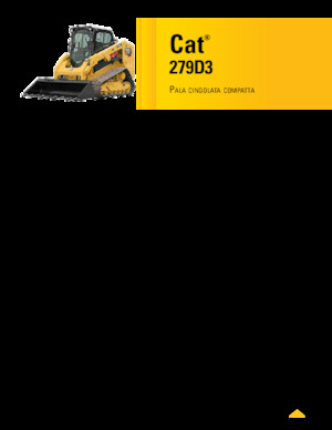 Skid Steer Loaders Caterpillar 279D Serie 3 Deltalader