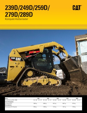 Kızak Dümen Yükleyiciler Caterpillar 279D