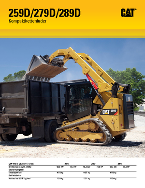 Skid Steer Loaders Caterpillar 289D