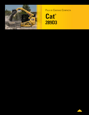 Skid Steer Loaders Caterpillar 289D Serie 3 Deltalader