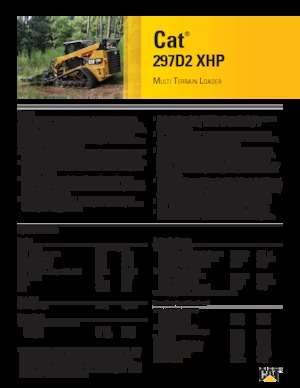 Kızak Dümen Yükleyiciler Caterpillar 299D 2 XHP