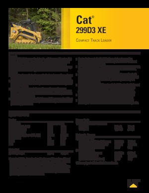Skid Steer Loaders Caterpillar 299D XE Serie 3 Deltalader
