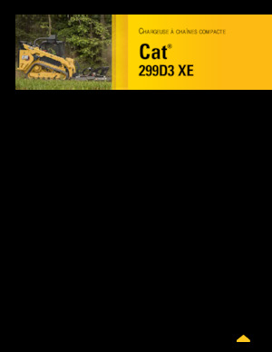 Skid Steer Loaders Caterpillar 299D XE Serie 3 Deltalader