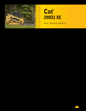 Skid Steer Loaders Caterpillar 299D XE Serie 3 Deltalader