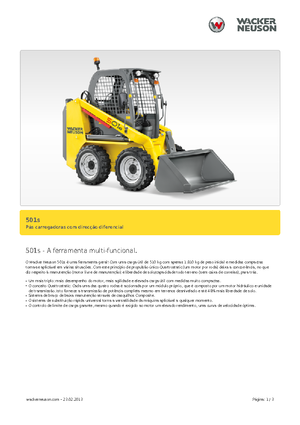 Skid Steer Loaders Neuson 501s