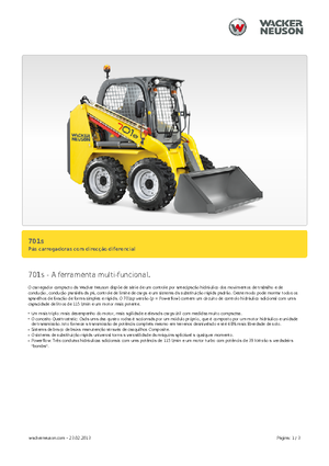 Kızak Dümen Yükleyiciler Neuson 701sp