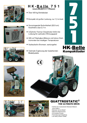 Skid Steer Loaders BELLE (HK-Belle) 751