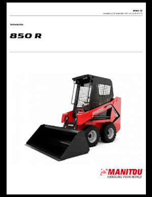 Skid Steer Loaders Manitou 850R