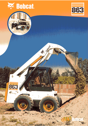 Skid Steer Loaders Bobcat 863 F H