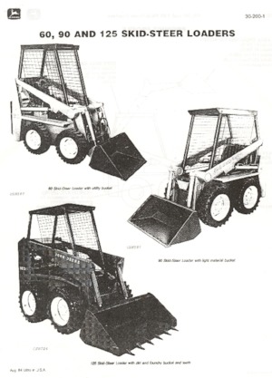 Skid Steer Loaders John Deere Construction 125