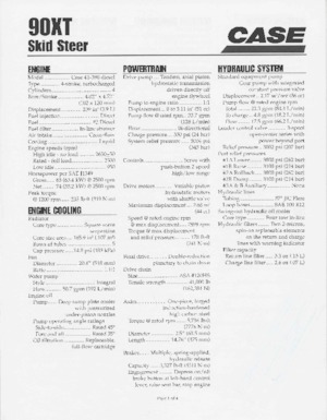Skid Steer Loaders Case 90XT 