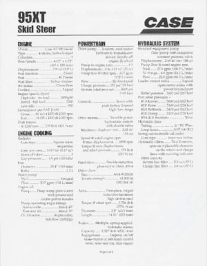 Skid Steer Loaders Case 85XT 