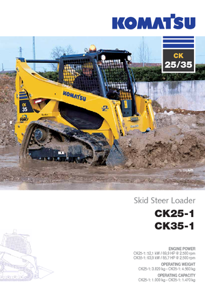 Skid Steer Loaders Komatsu CK35-1