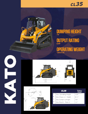 Kızak Dümen Yükleyiciler Kato CL35