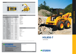 Skid Steer Loaders Hyundai HSL 850-7