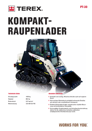 Skid Steer Loaders Terex PT 30
