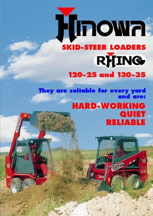 Skid Steer Loaders Hinowa Rhino 130-35