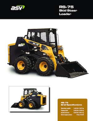 Kızak Dümen Yükleyiciler ASV RS 75