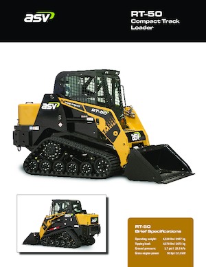 Skid Steer Loaders ASV RT 50