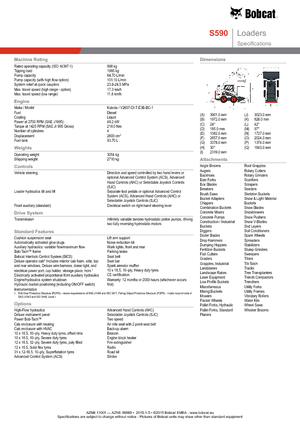 Skid Steer Loaders Bobcat S590